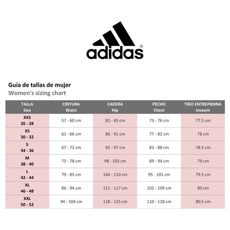 tallas adidas mujer colombia